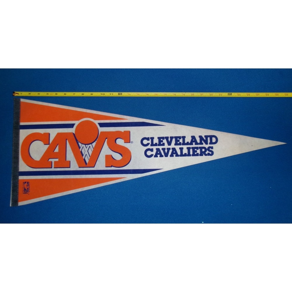 Vintage 1970s Cleveland Cavaliers CAVS Felt Pennant 30" NBA Basketball